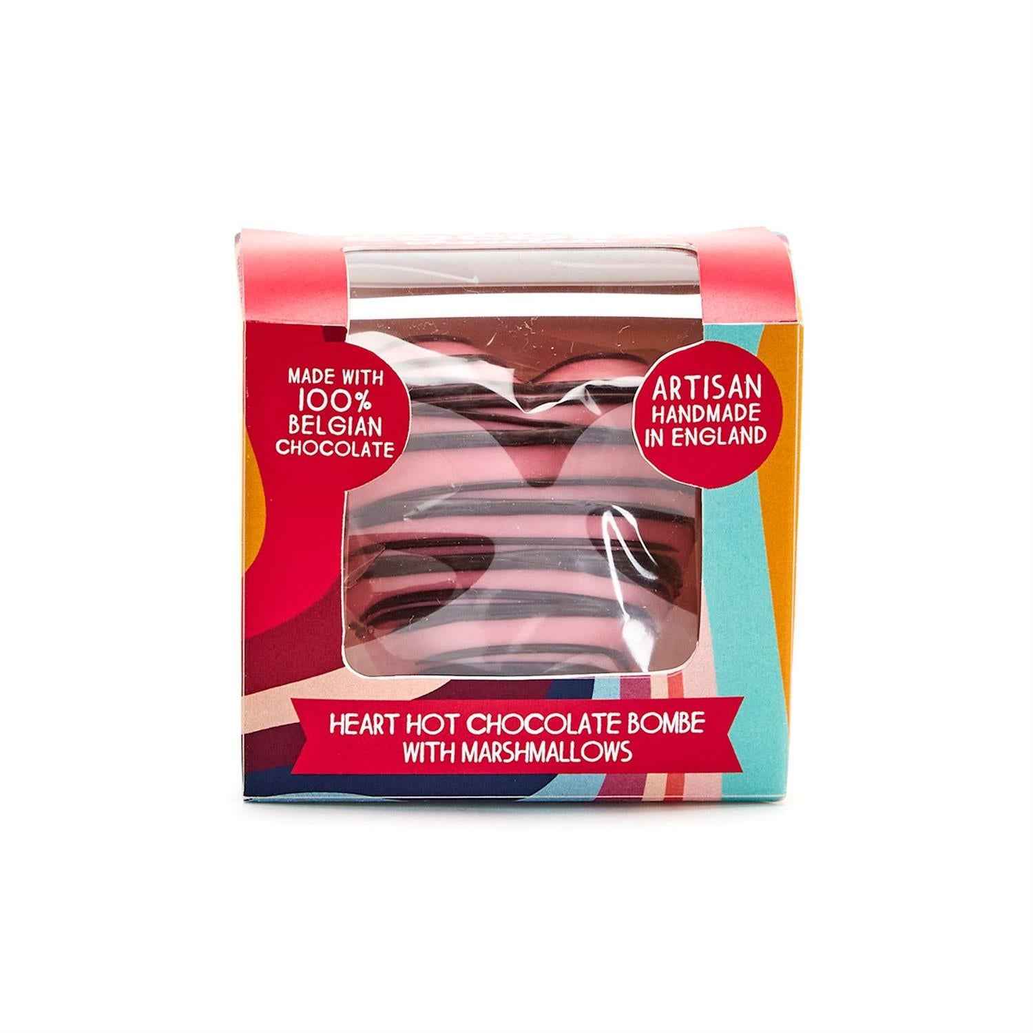 Drizzle Heart Hot Chocolate Cocoba Bombe - Flair Flower Bar & Studio