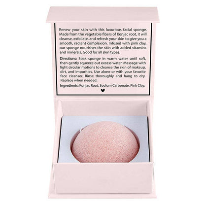 Facial Konjac Sponge - Blush - Flair Flower Bar & Studio