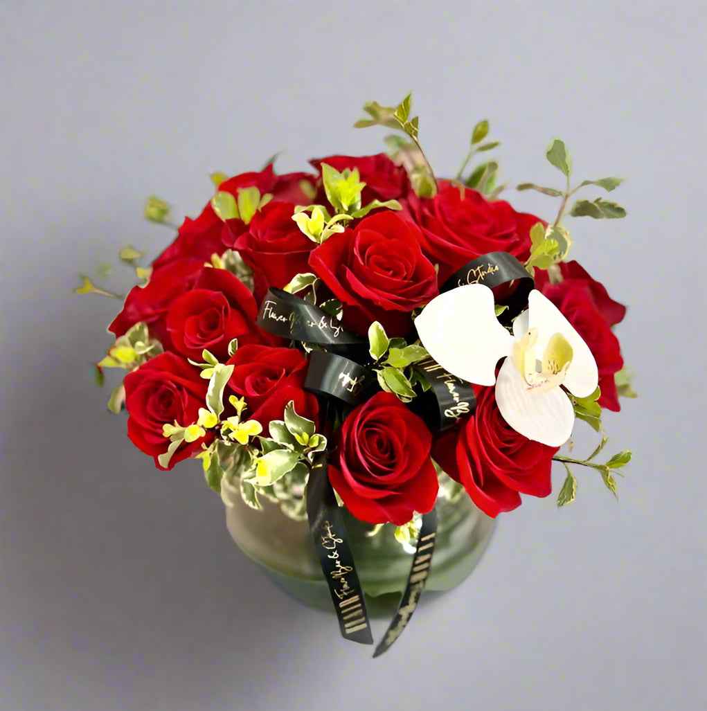 Flair Signature Rose Bouquet Vase Arrangement - Flair Flower Bar & Studio