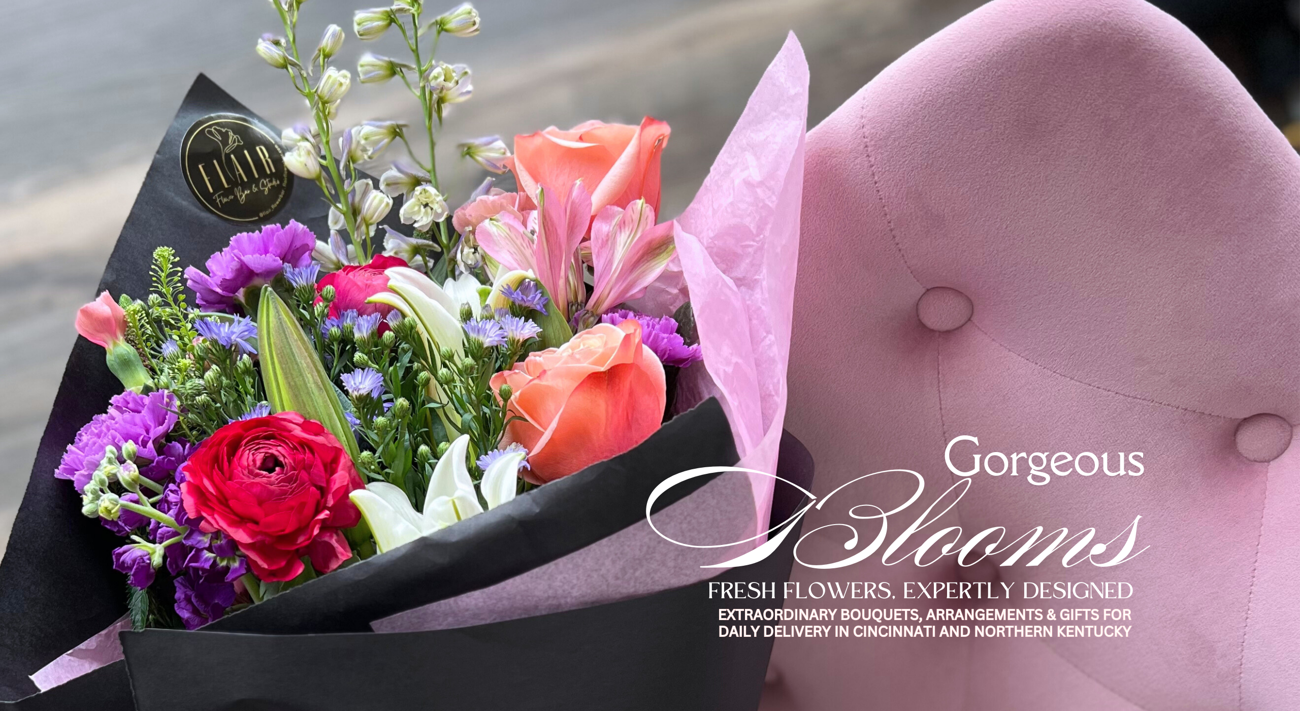 Beautiful Flowers Flair Flower Bar and Studio Florence Kentucky and Cincinnati