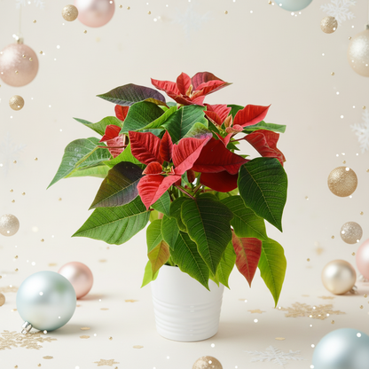 Fresh Poinsettia Plant Delivery Cincinnati