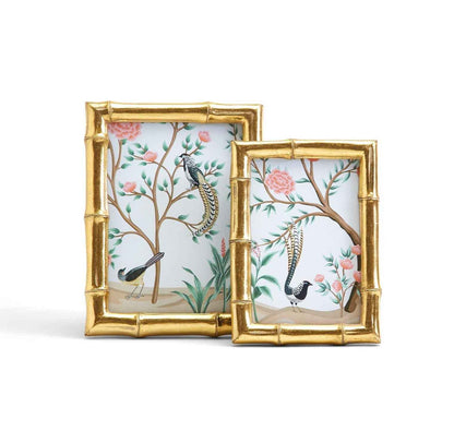 Gold Faux Bamboo Photo Frame