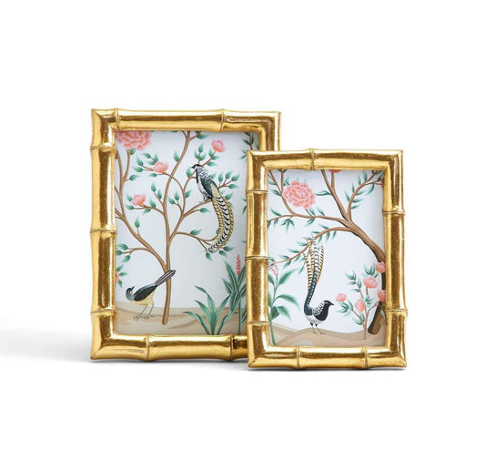 Gold Faux Bamboo Photo Frame - Flair Flower Bar & Studio