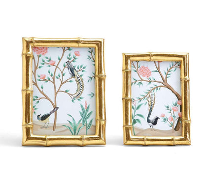 Gold Faux Bamboo Photo Frame