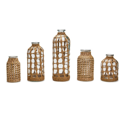 Hand-Woven Lattice Vase - Flair Flower Bar & Studio