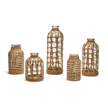 Hand-Woven Lattice Vase - Flair Flower Bar & Studio