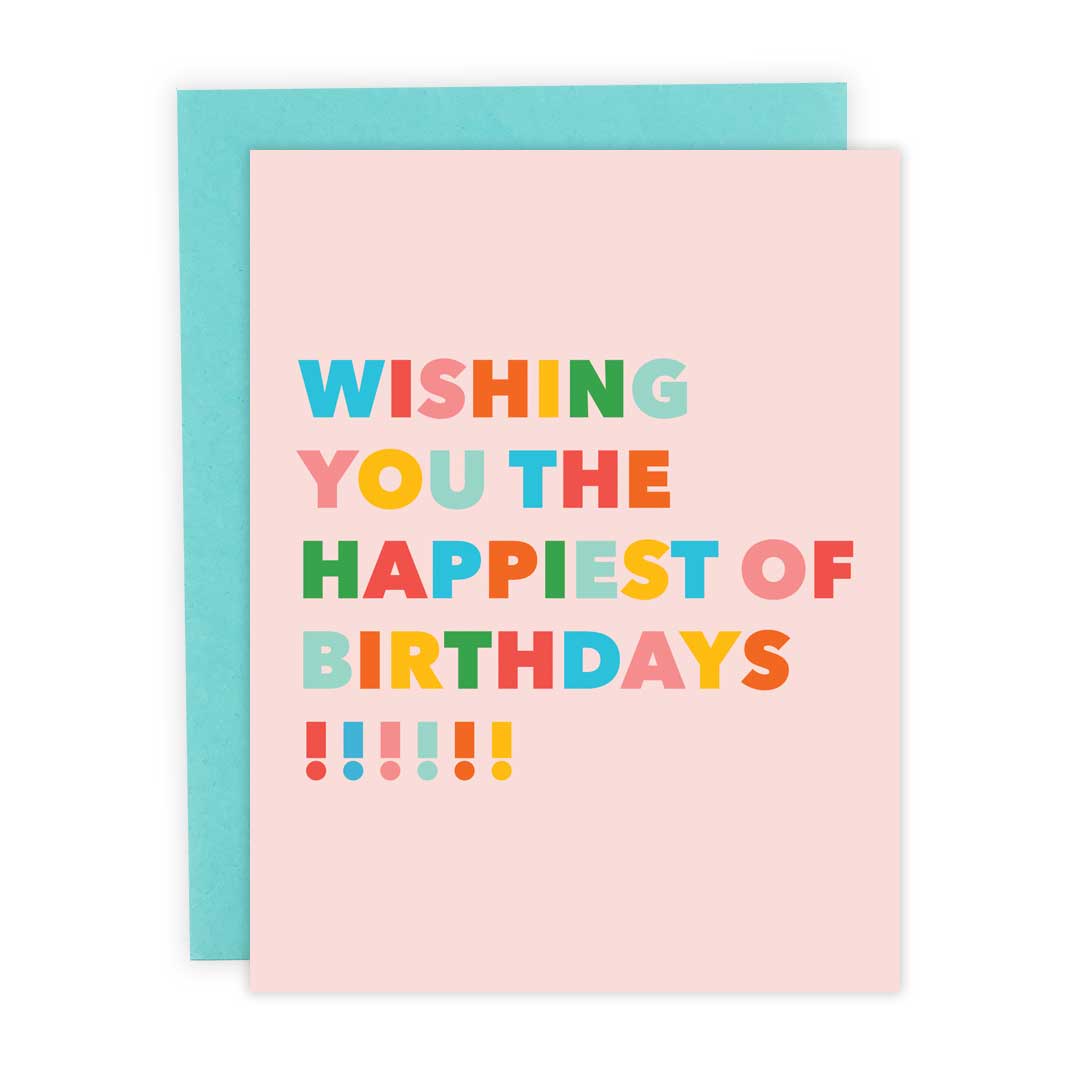 Happiest of Birthdays Greeting Card - Flair Flower Bar & Studio
