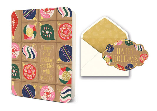 Holiday Sparkles Deluxe Greeting Card - Flair Flower Bar & Studio