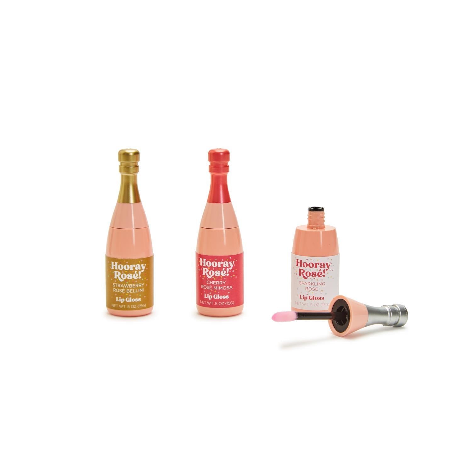 Hooray Rosé Champagne Bottle Lip Gloss - Flair Flower Bar & Studio
