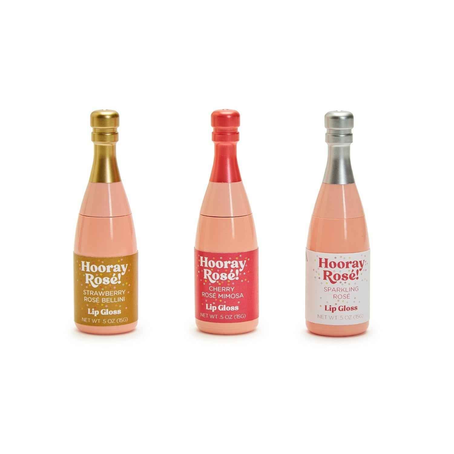 Hooray Rosé Champagne Bottle Lip Gloss