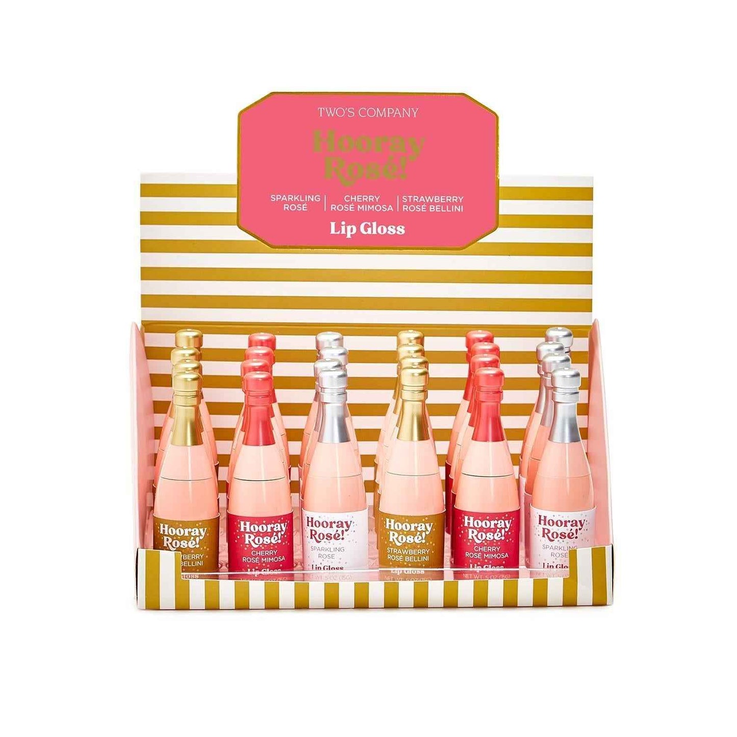 Hooray Rosé Champagne Bottle Lip Gloss