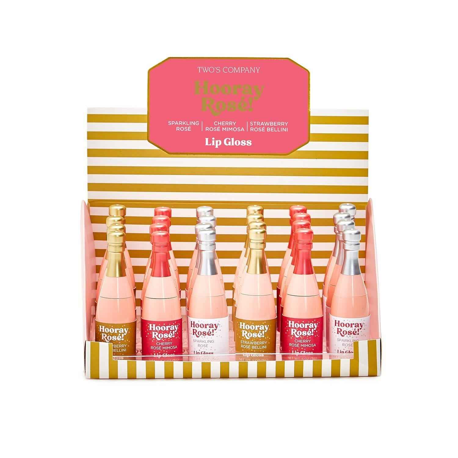 Hooray Rosé Champagne Bottle Lip Gloss