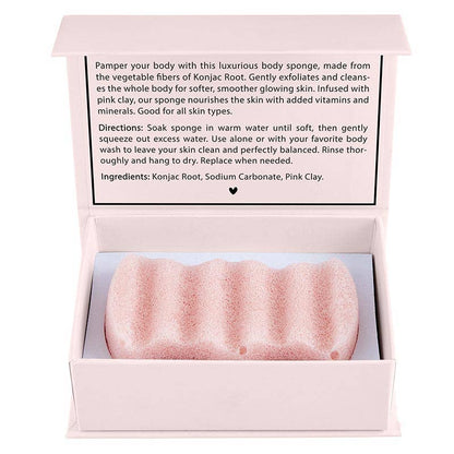 Konjac Body Sponge - Blush - Flair Flower Bar & Studio