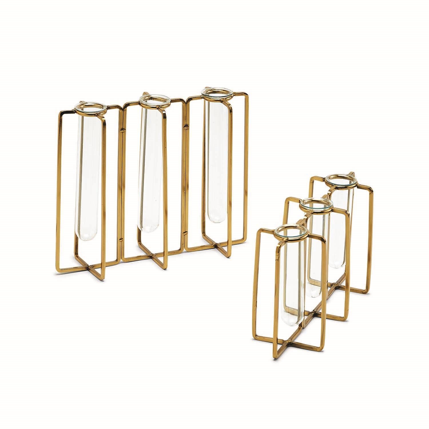 Lavoisier Golden Flower Vase - Flair Flower Bar & Studio