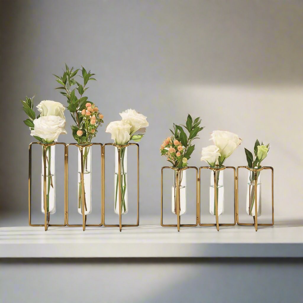 Lavoisier Golden Flower Vase - Flair Flower Bar & Studio