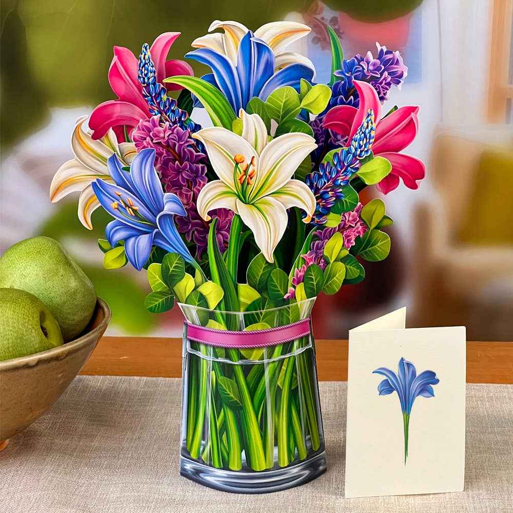 Lilies & Lupines by FreshCut Paper LLC