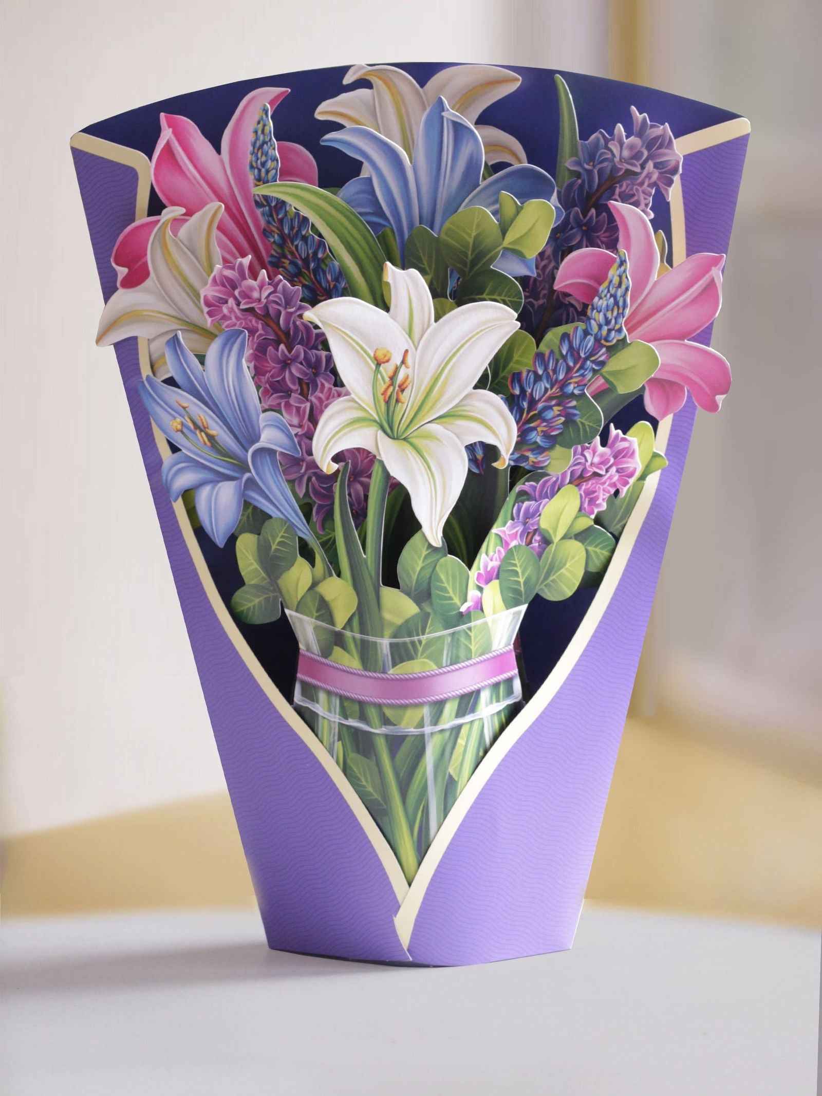 Lilies & Lupines by FreshCut Paper LLC