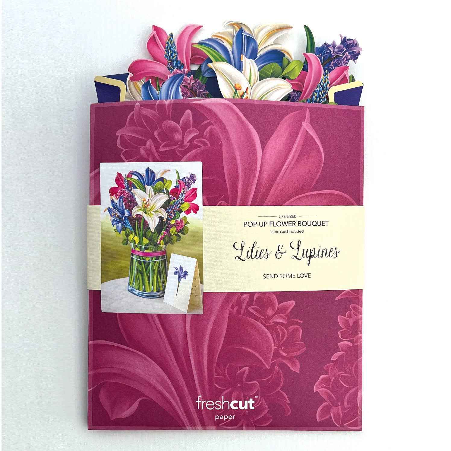 Lilies & Lupines by FreshCut Paper LLC