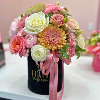 Luxe Noir Box Arrangement-Designer's Choice
