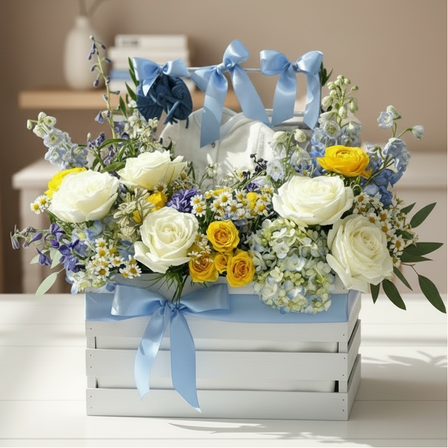 Bundle of Joy Bloom Box Flower Arrangement for Cincinnati Delivery