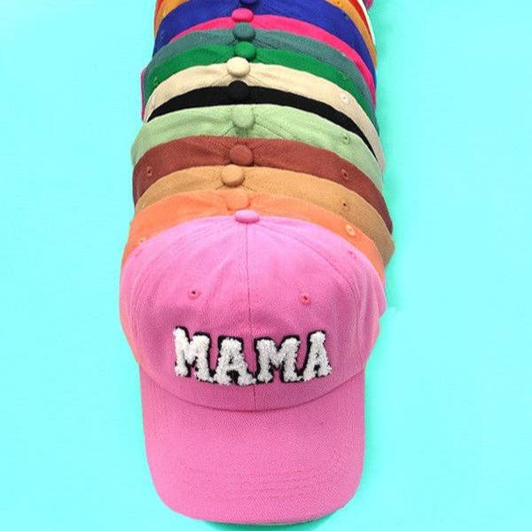 Washed Sherpa MAMA Baseball Cap