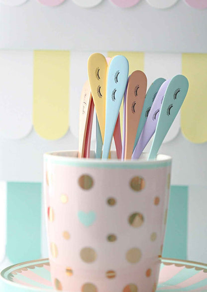 Manuela 🖤 Miss Étoile Pastel Rainbow Pretty Lash Latte Spoon Set