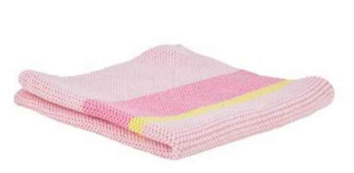 Miss Étoile Dishcloth-Washcloth Rose & Yellow