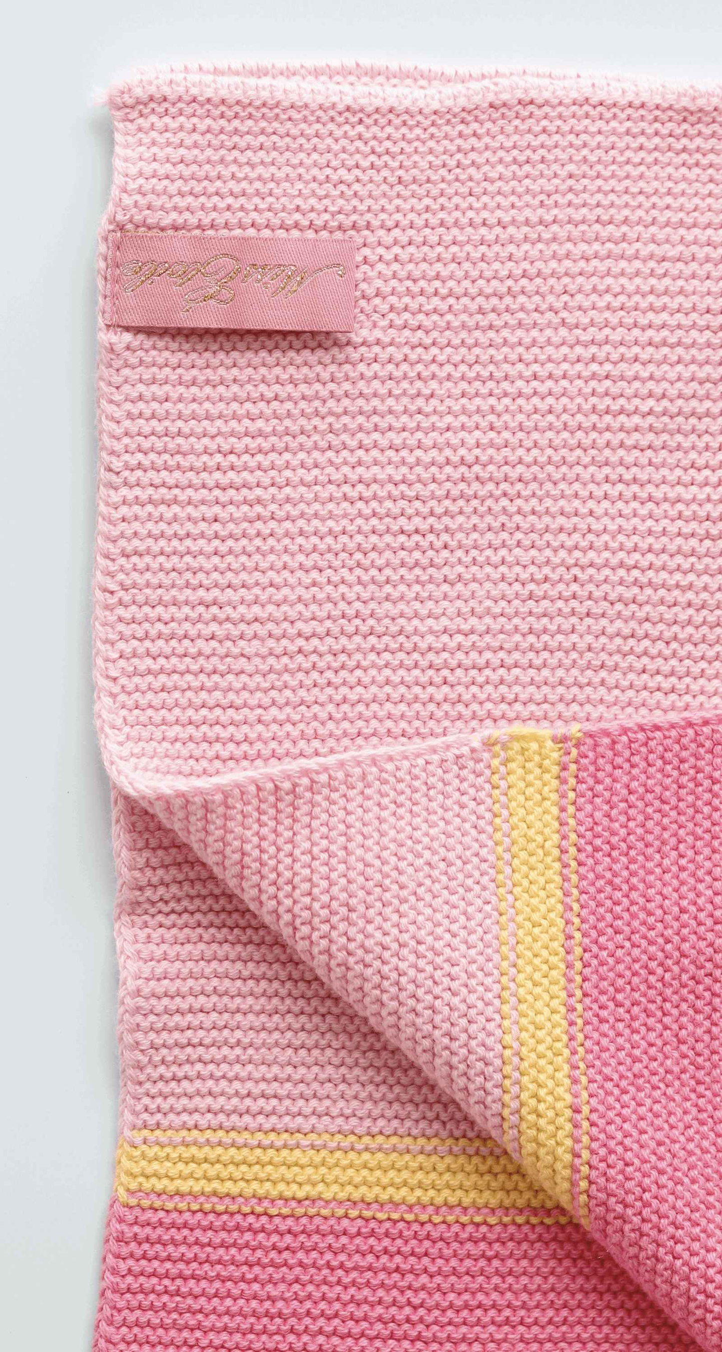Miss Étoile Dishcloth-Washcloth Rose & Yellow