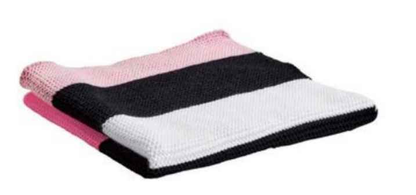 Miss Étoile Washcloth-Dishcloth with large stripes