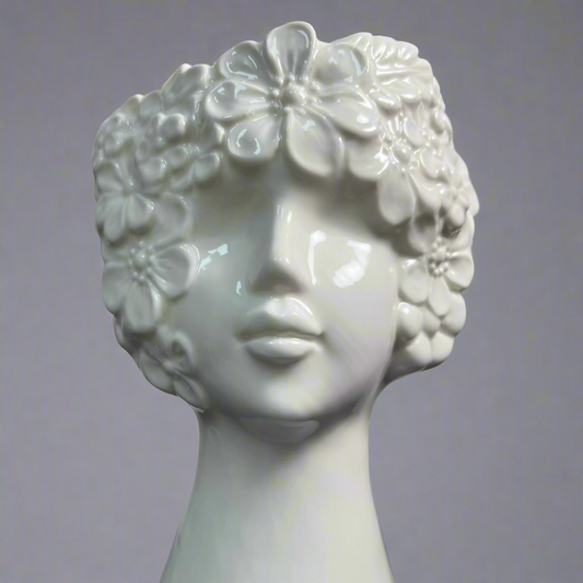 Modern Face Ceramic Flower Vase - Flair Flower Bar & Studio