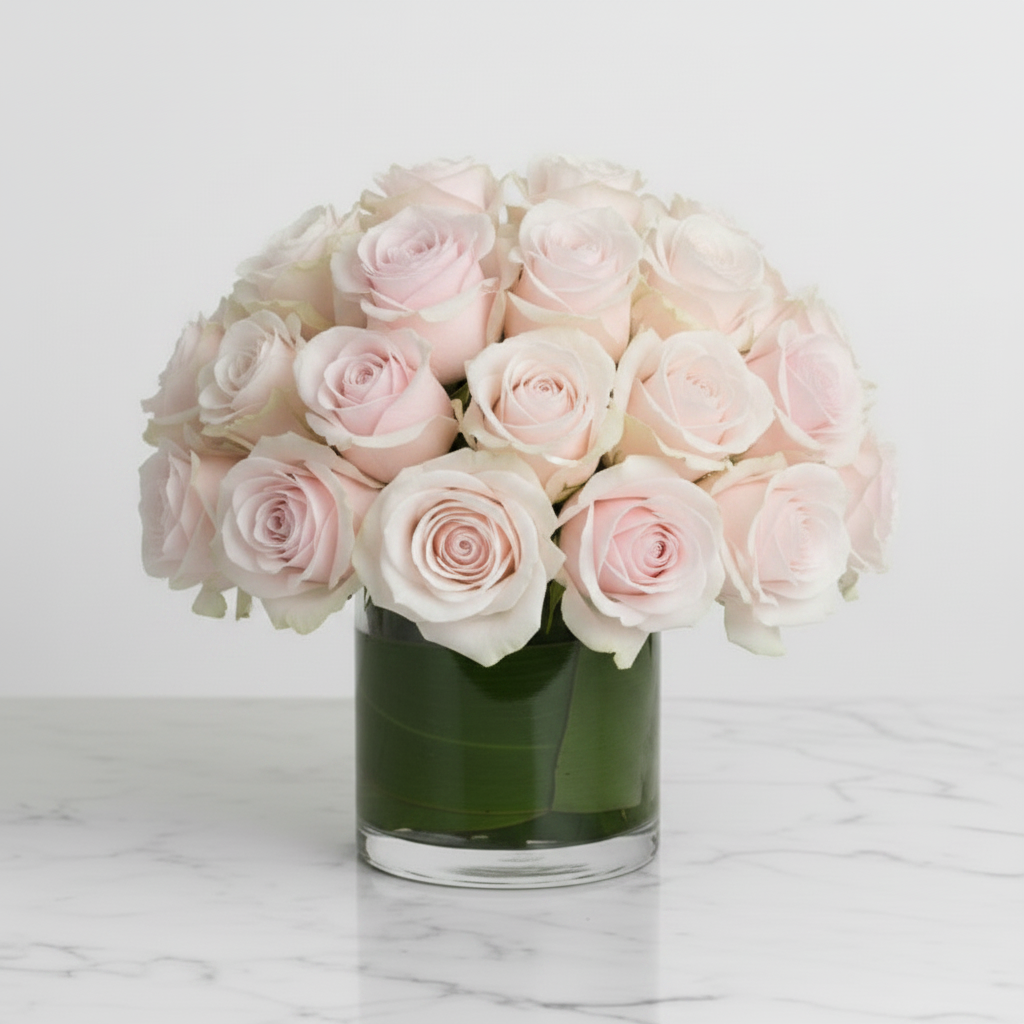 Mon Amour Pink Rose Centerpiece Arrangement