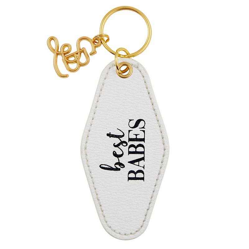 Motel Key Tag - Best Babes - Flair Flower Bar & Studio