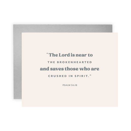 Near to the Brokenhearted Greeting Card - Flair Flower Bar & Studio
