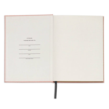 Pink Linen Note to Self Journal - Flair Flower Bar & Studio