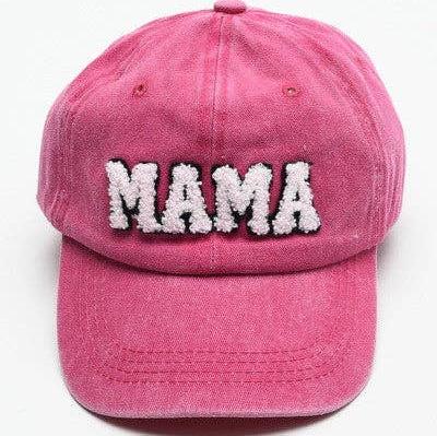 Washed Sherpa MAMA Baseball Cap