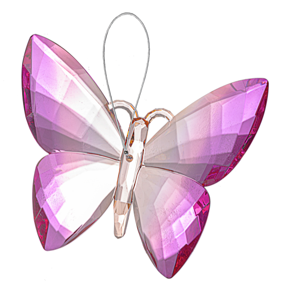 Acrylic Radiant Hanging Butterflies – Double-Sided Suncatcher Ornament