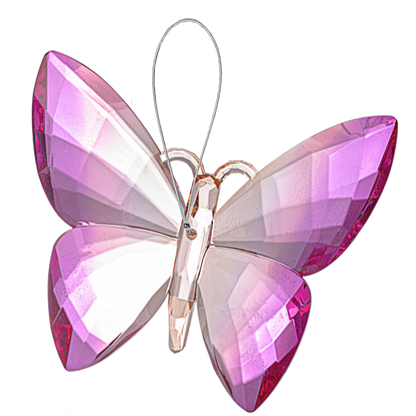 Acrylic Radiant Hanging Butterflies – Double-Sided Suncatcher Ornament