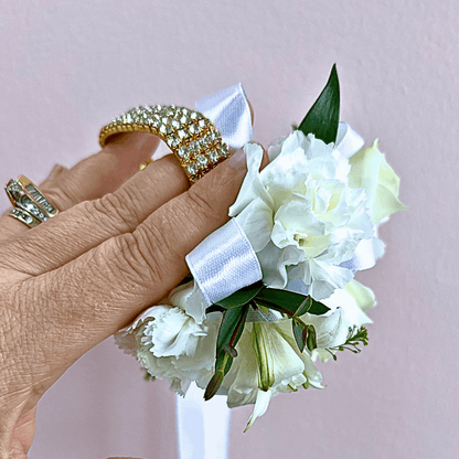 Prom Homecoming Coordinating Corsage & Boutonniere Set - Neutral - Flair Flower Bar & Studio - Cincinnati - Northern Kentucky - Florence