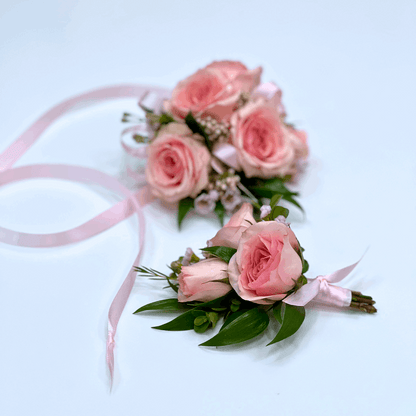 Prom Homecoming Coordinating Corsage & Boutonniere Set - Pastel - Flair Flower Bar & Studio - Cincinnati - Northern Kentucky - Florence