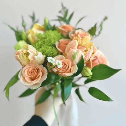 Prom Homecoming Coordinating Petite Bouquet & Boutonniere Set - Flair Flower Bar & Studio