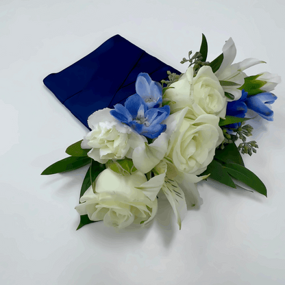 Prom Homecoming Coordinating Petite Bouquet & Boutonniere Set - Flair Flower Bar & Studio