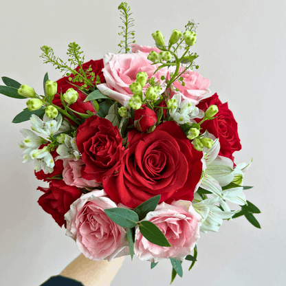 Prom Homecoming Coordinating Petite Bouquet & Boutonniere Set - Flair Flower Bar & Studio