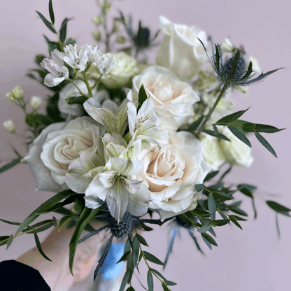 Prom Homecoming Coordinating Petite Bouquet & Boutonniere Set - Flair Flower Bar & Studio