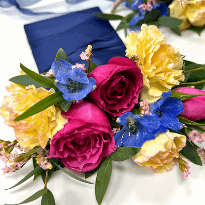 Prom Homecoming Coordinating Petite Bouquet & Boutonniere Set - Flair Flower Bar & Studio