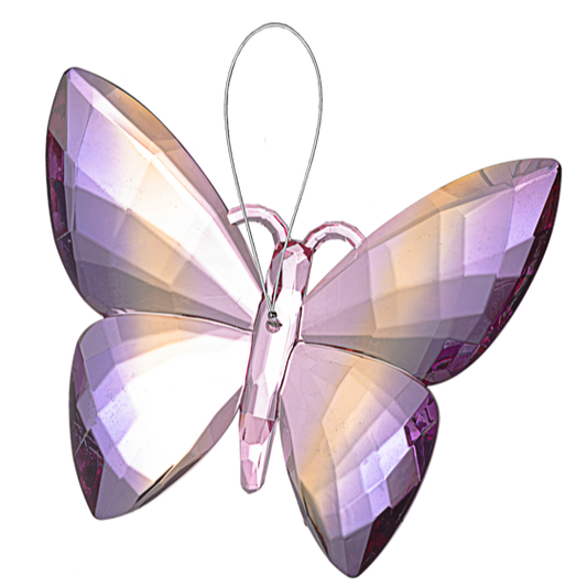 Acrylic Radiant Hanging Butterflies – Double-Sided Suncatcher Ornament
