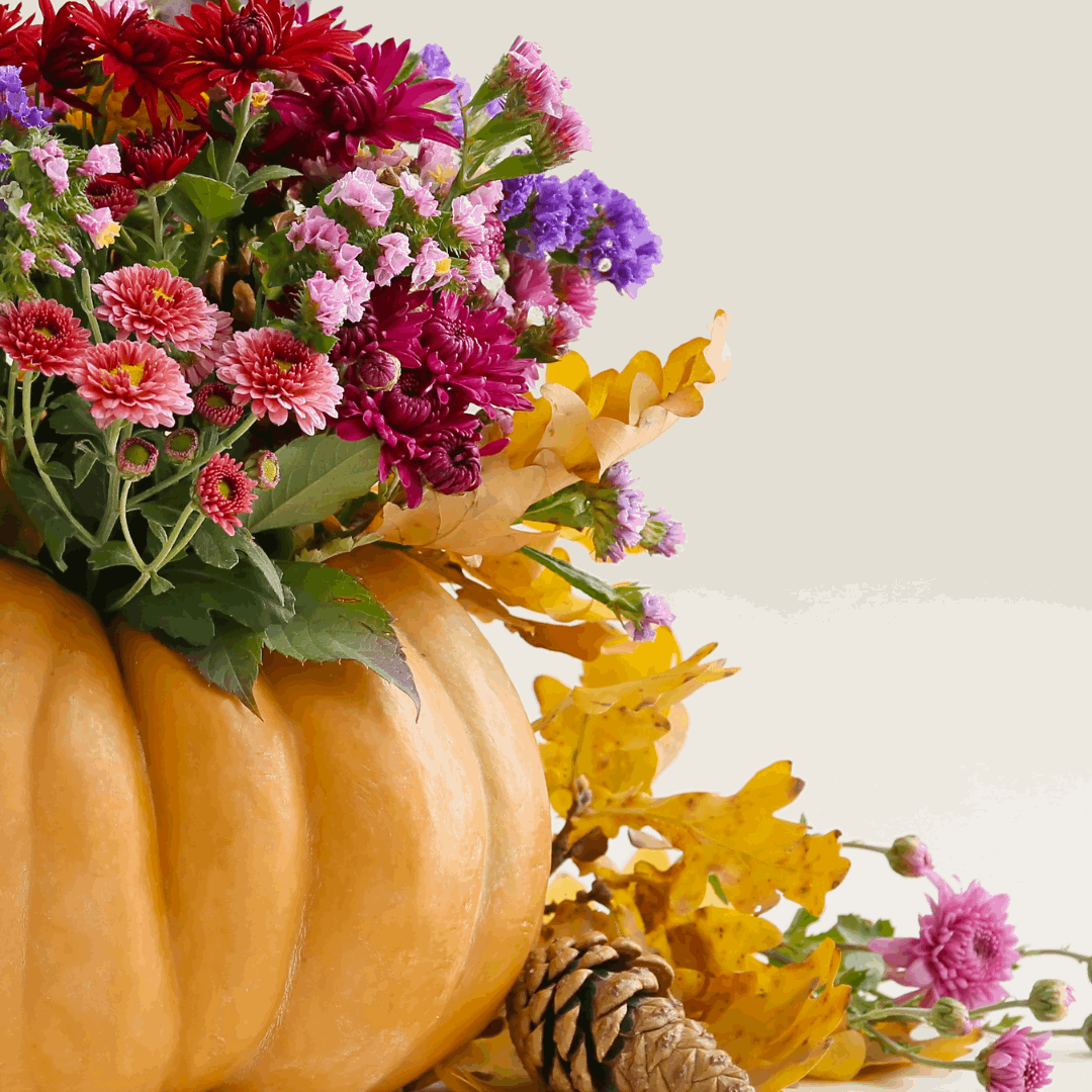 Real Pumpkin Flower Arranging Workshop - Saturday, October 12 - Flair Flower Bar & Studio