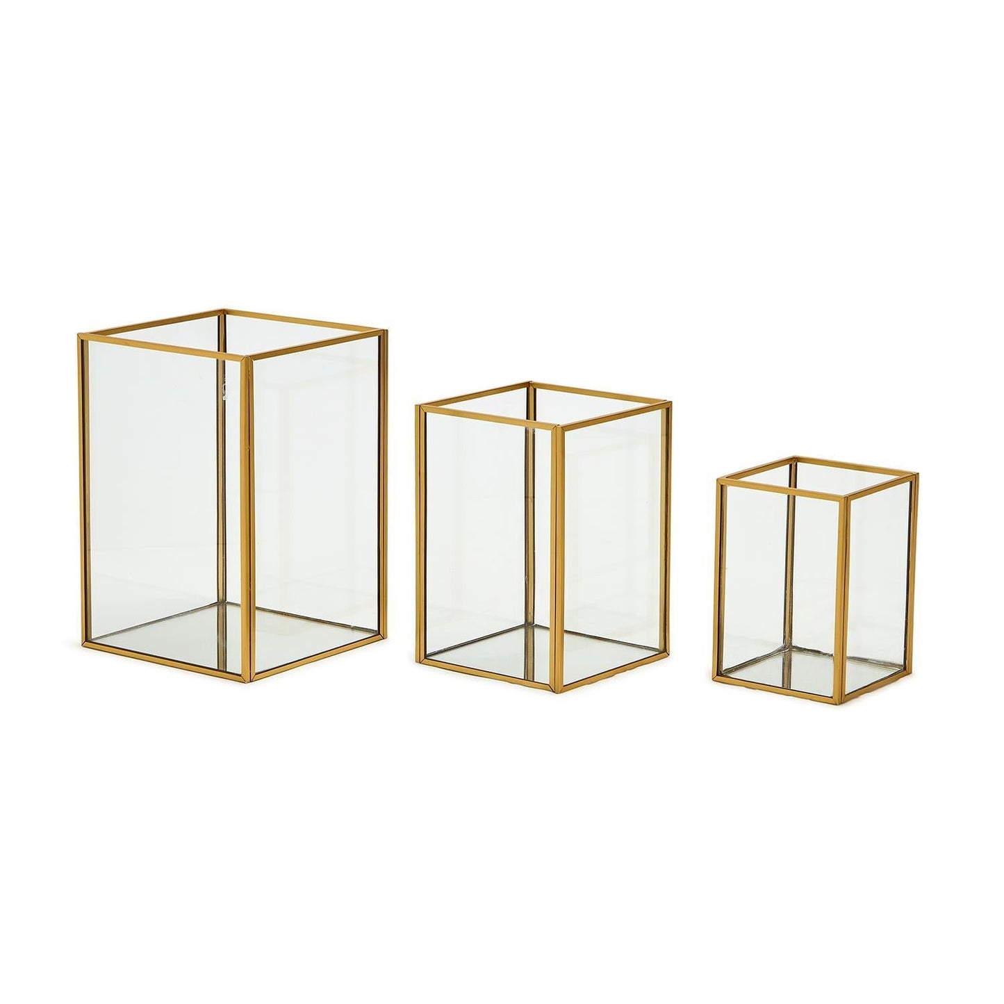 Rectangular Window Vases or Candleholders - Flair Flower Bar & Studio