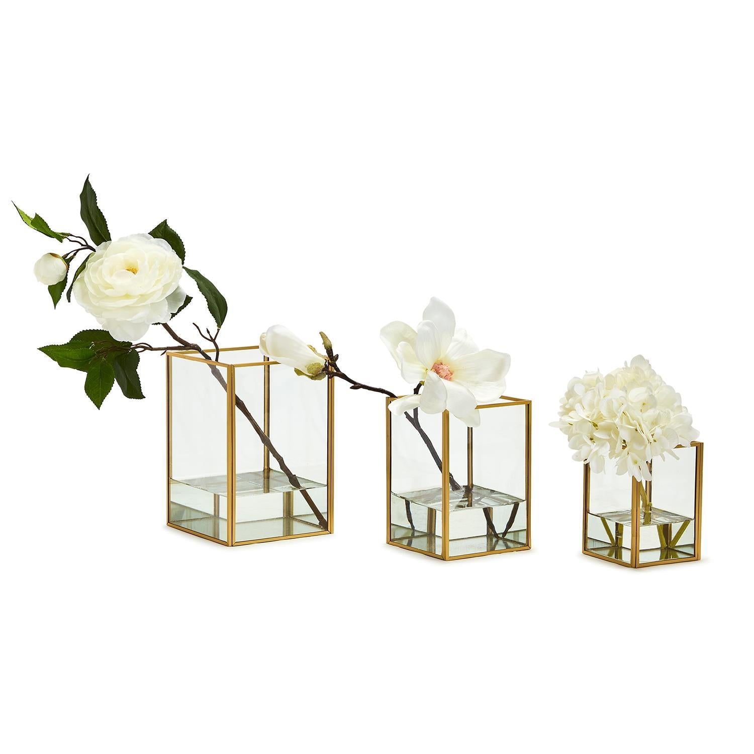 Rectangular Window Vases or Candleholders - Flair Flower Bar & Studio