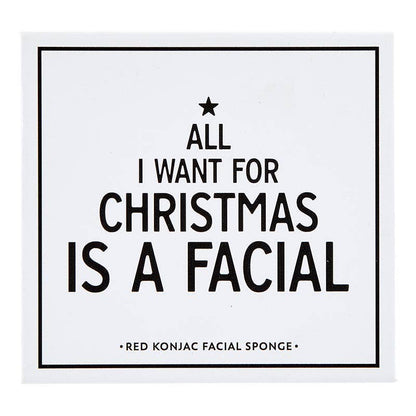 Red Konjac Facial Sponge Book Box - Flair Flower Bar & Studio