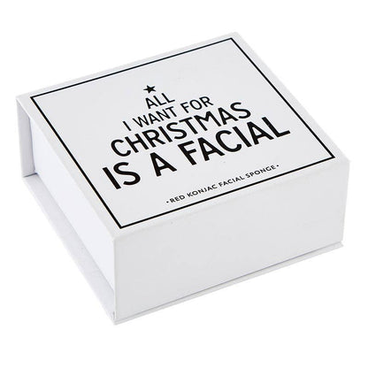 Red Konjac Facial Sponge Book Box - Flair Flower Bar & Studio